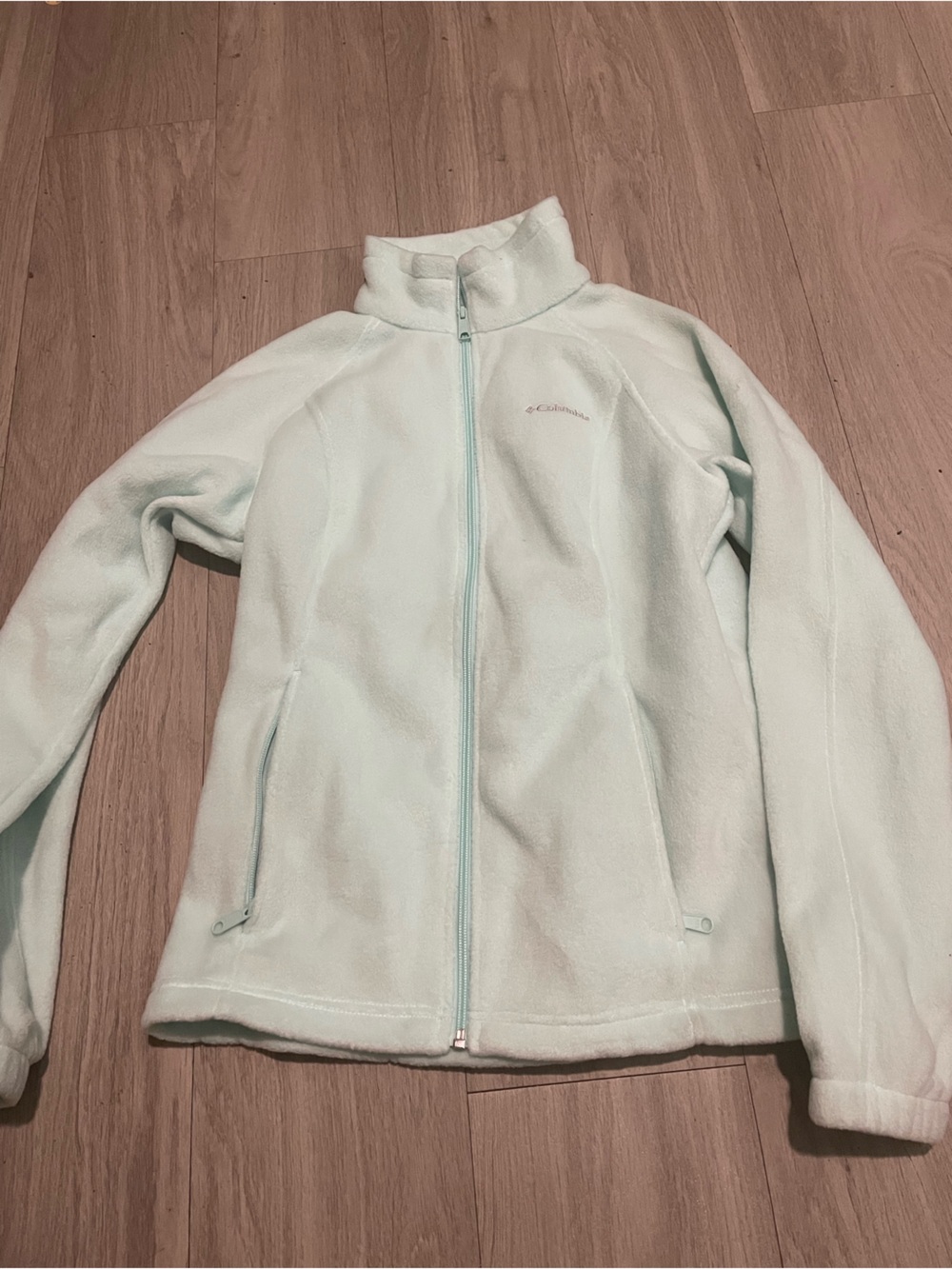 Columbia Women's Mint Green Full-Zip Fleece Jacket
